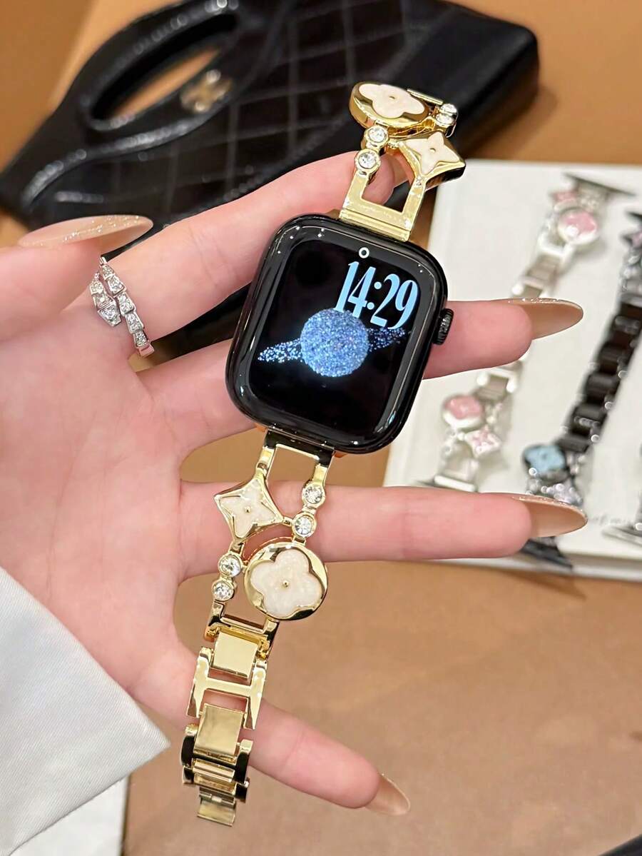 Women Fashion Over 40 - 1pc Bracelet de montre en alliage