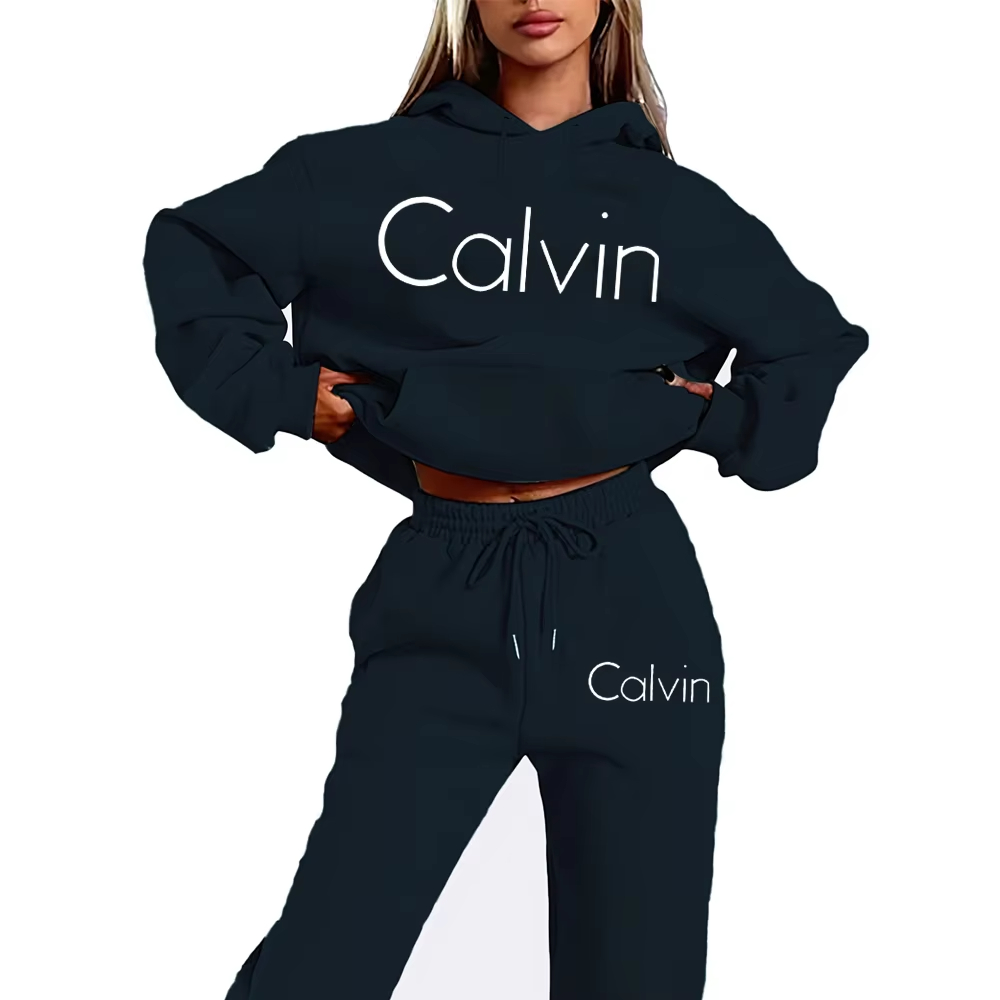 Women'S Fashion Hoodie - Ensemble de survêtement unisexe à imprimé