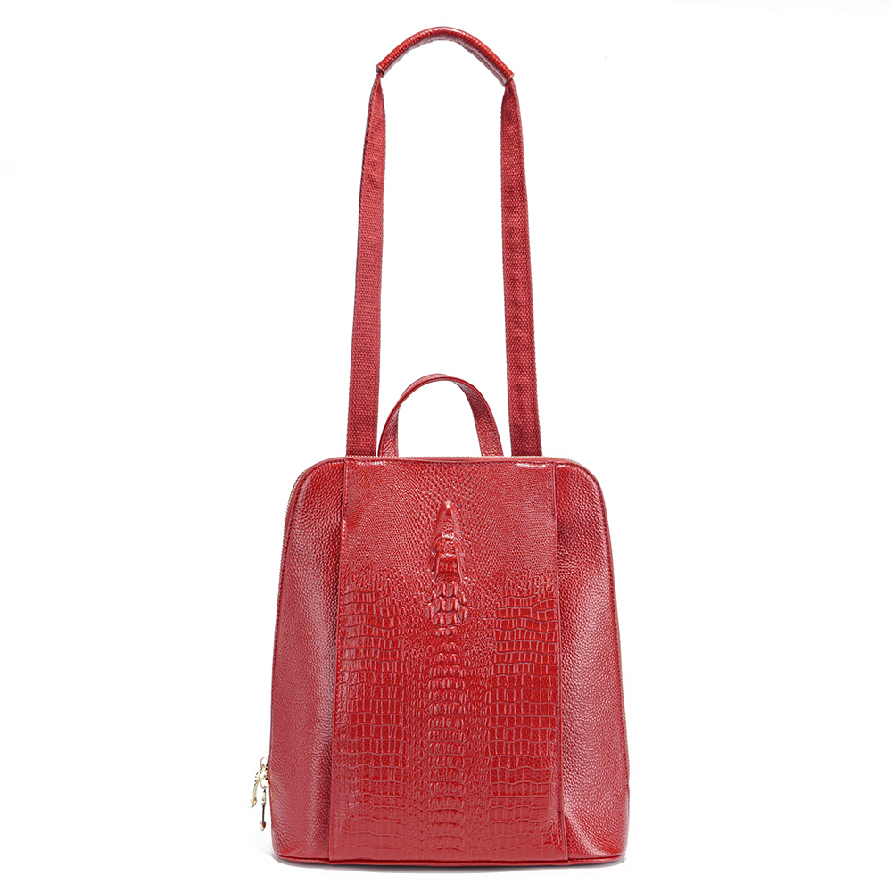 Women'S Fashion Magazine - Zency Sac à dos 100% cuir