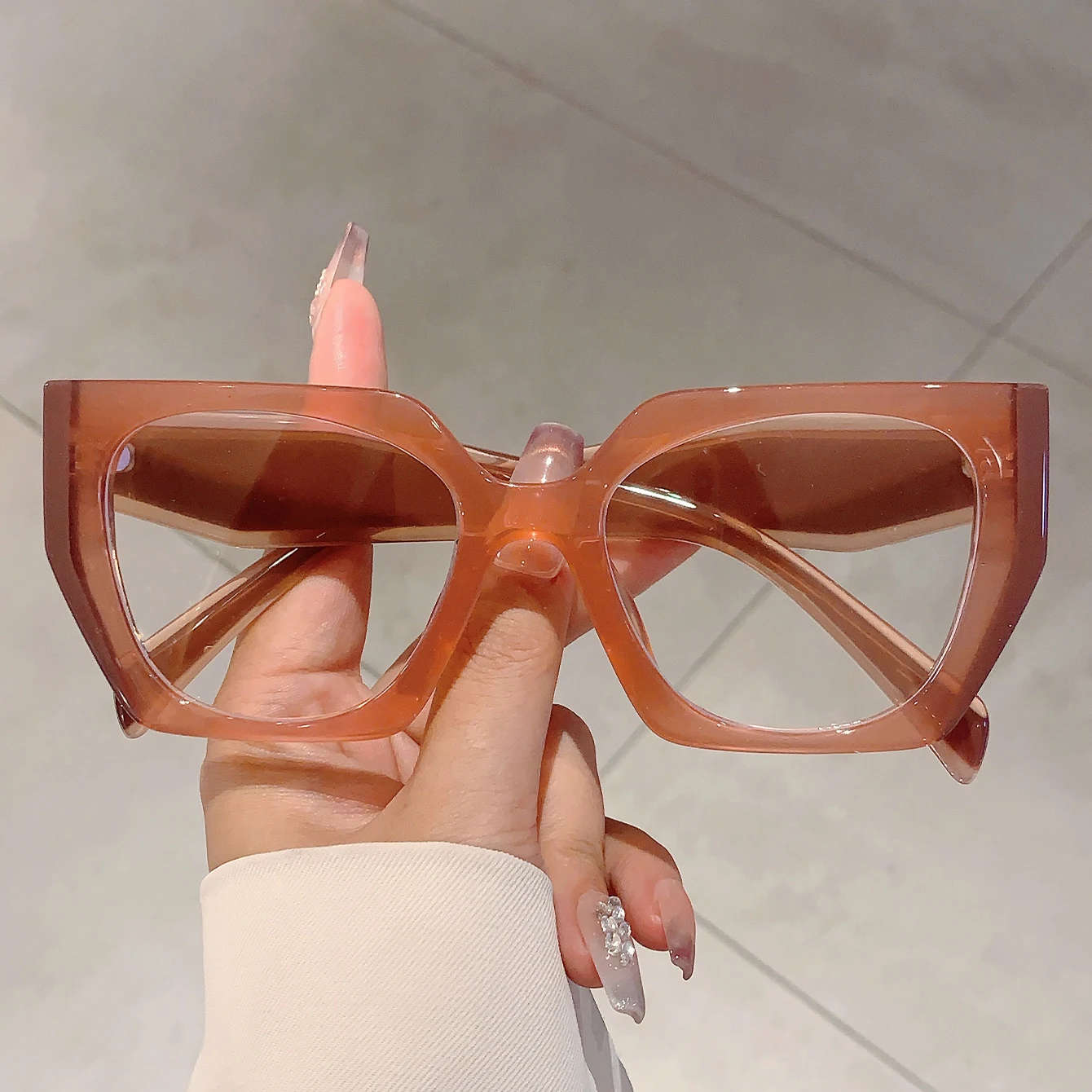 Women'S Fashion Glasses Non Prescription - GM LUMIAS surdimensionné femmes lunettes mode