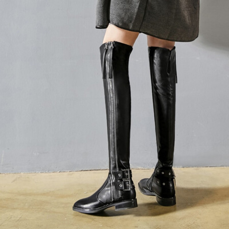 Women Fashion Over 40 - Nouvelles Bottes de Moto Hiver 2026
