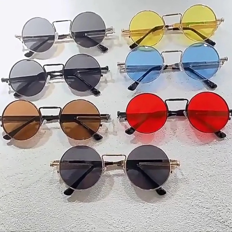 Women'S Fashion Eyeglass Frames - Lunettes de soleil rondes vintage à