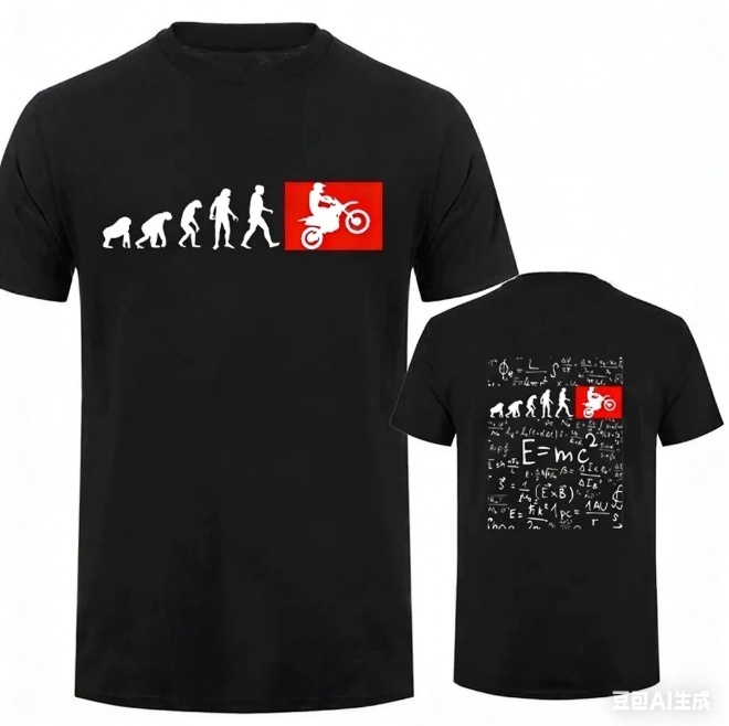 Women Fashion Evolution - T-shirt à motif Fun Evolution pour