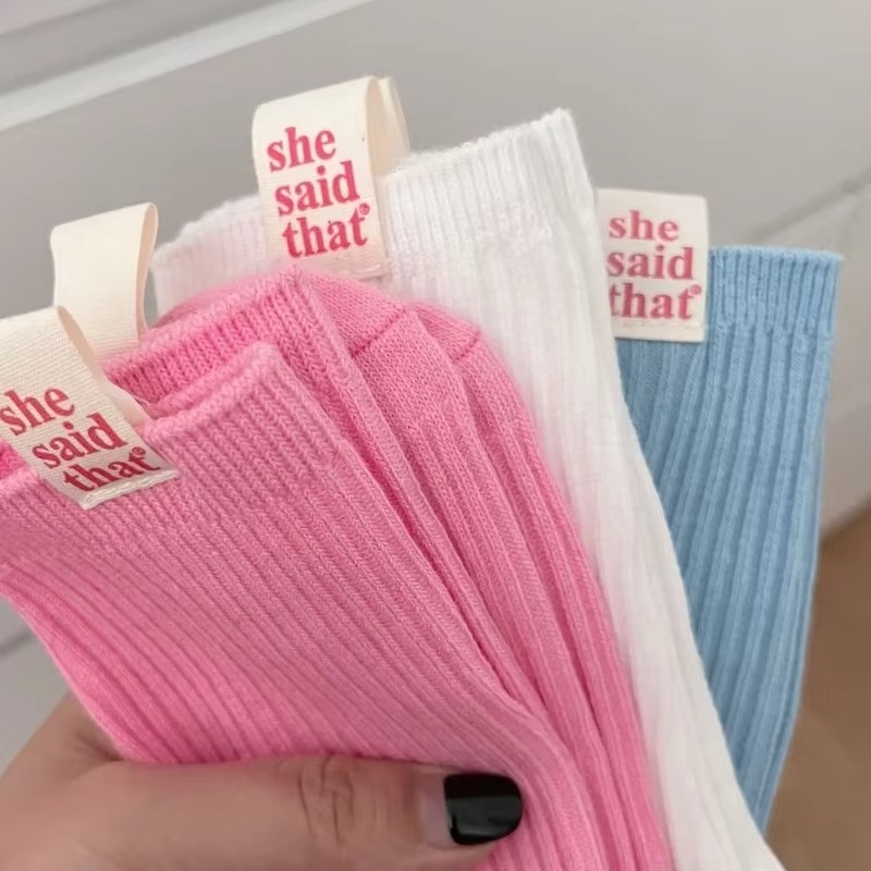 Women'S Fashion Labels - Chaussettes rétro japonaises en coton pour