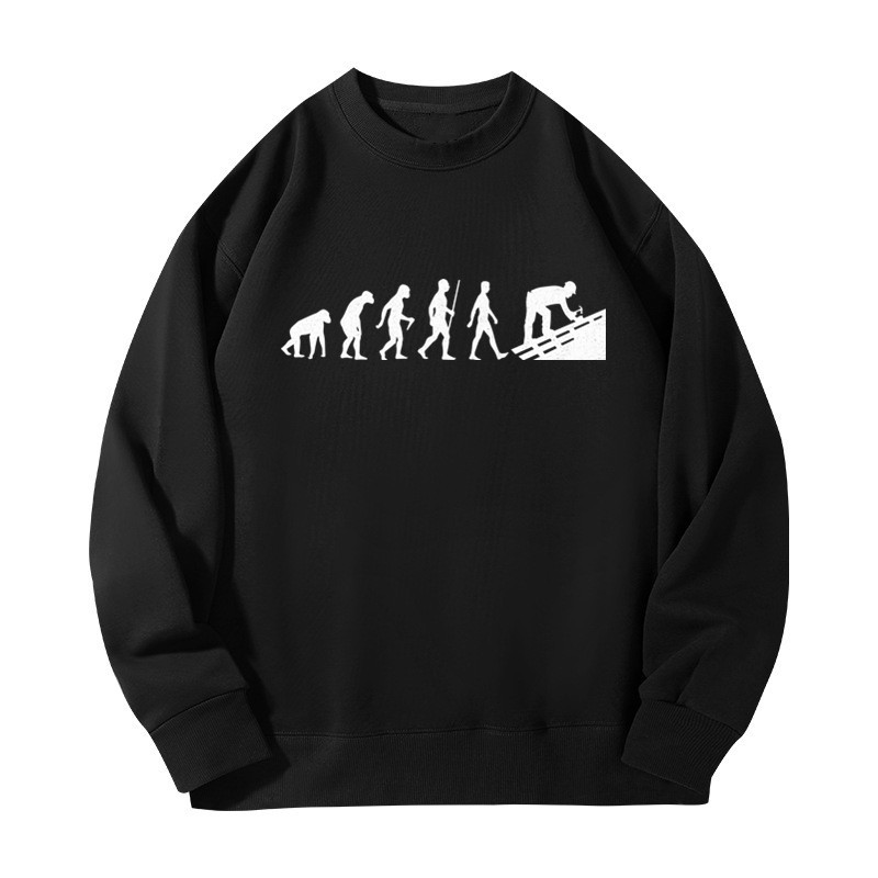 Women Fashion Evolution - Sweat-shirt à manches longues pour hommes,