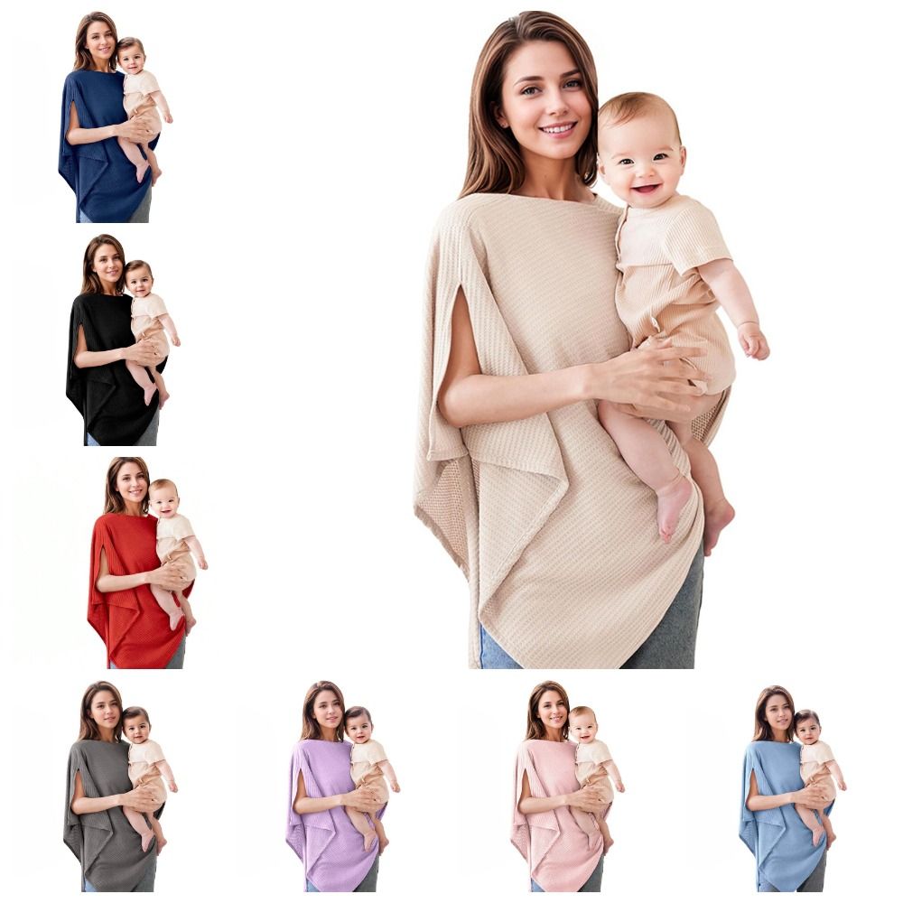Women'S Fashion Poncho - NOUVEAU Cache-allaitement doux et respirant en