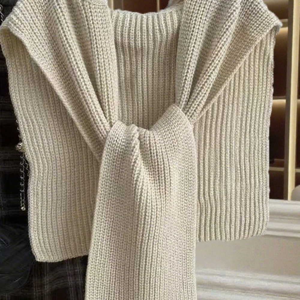 Women'S Fashion Poncho - Écharpe surdimensionnée en tricot Cape châle
