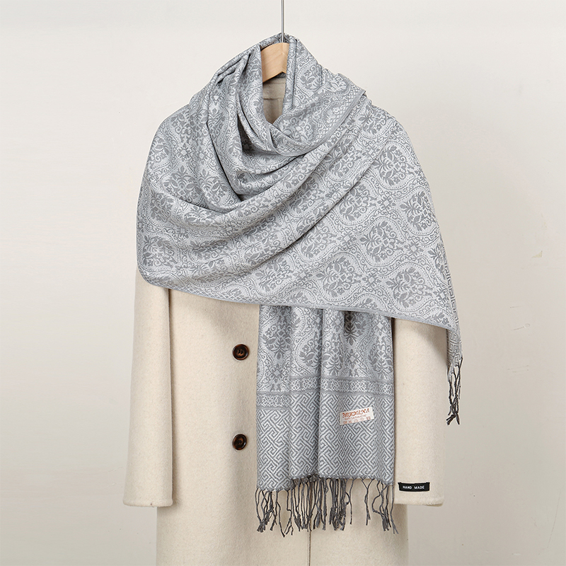 Women'S Fashion Poncho - Écharpe de luxe en cachemire épais