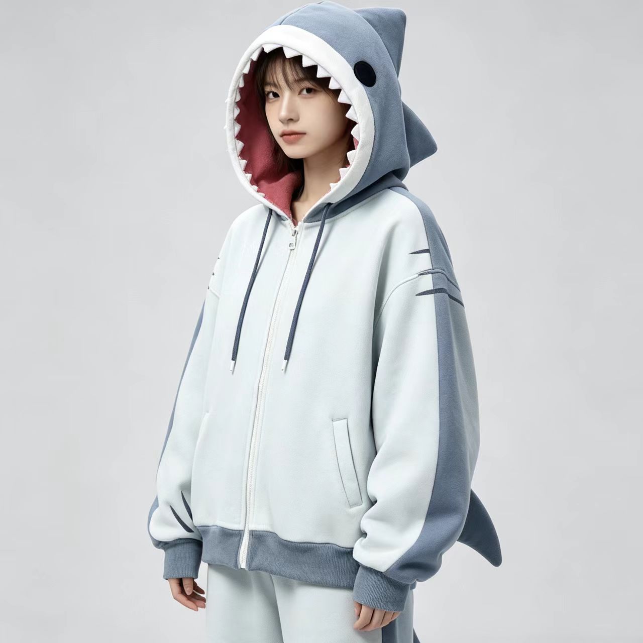 Women'S Fashion Zip Hoodie - Sweat-shirt à capuche décontracté et ample