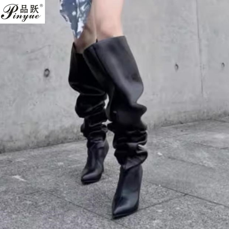 Women Fashion Over 40 - Bottes de style défilé pour femmes,