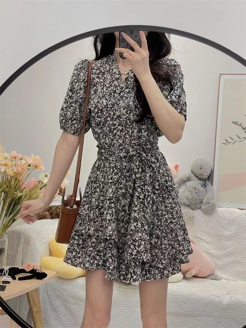 Wrap Blouse Chiffon - Little daAndrdrums-Robe d'été légère à manches