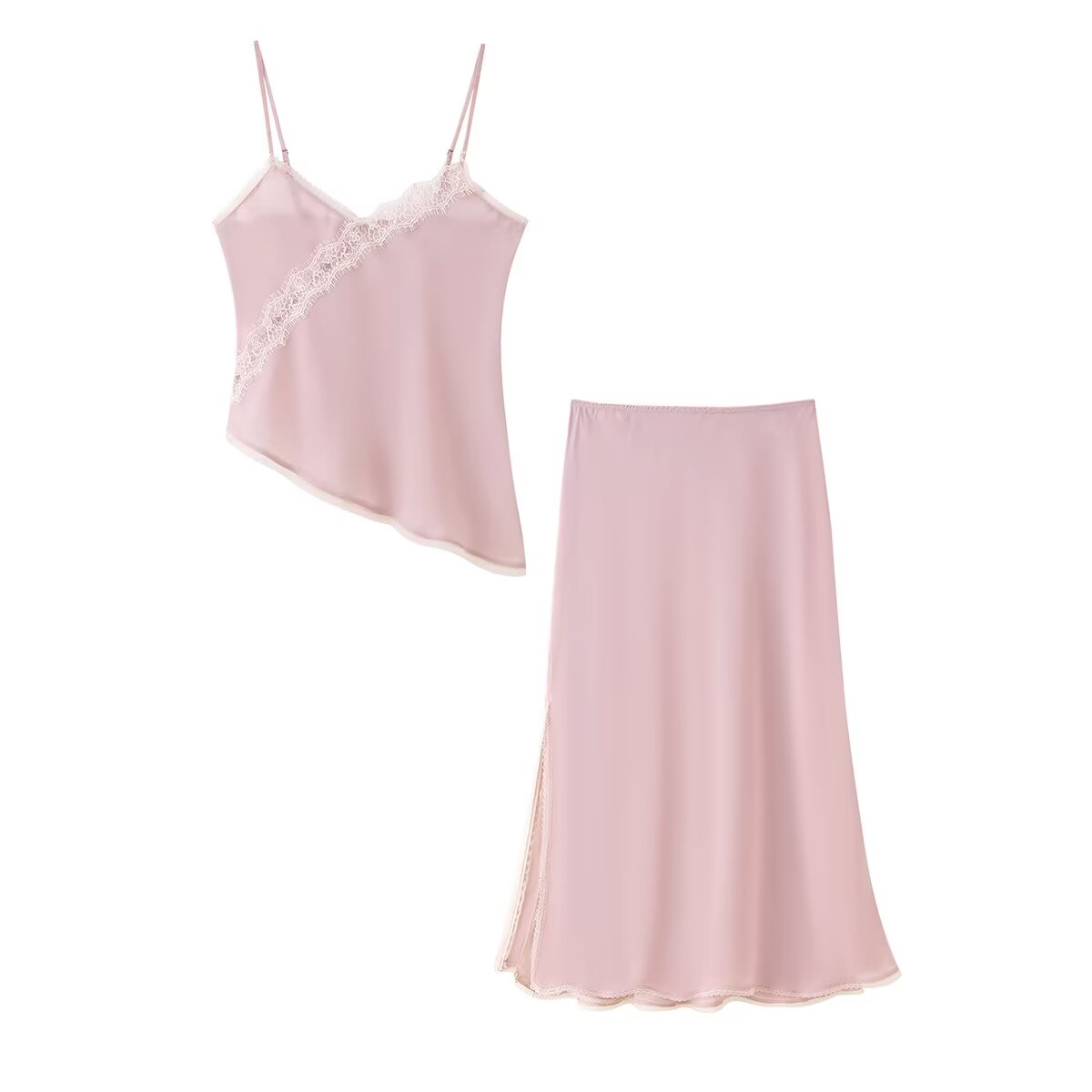 V Neck Cami Top - Tidalyf 2025 femmes rose Cami haut