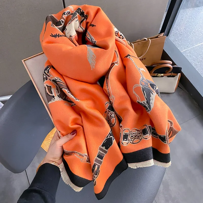 Women'S Fashion Poncho - Châle Pashmina chaud de luxe pour