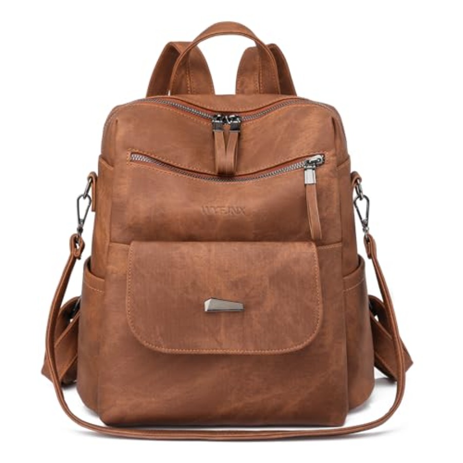 Women Fashion Designers - Sac à dos en cuir PU