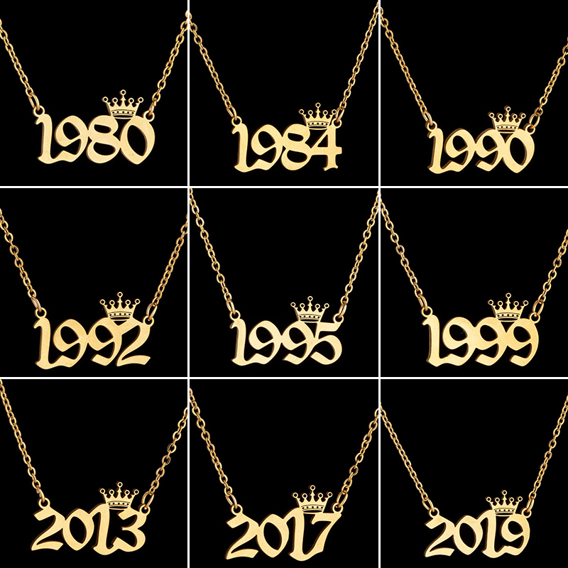 Colliers couronne en acier ino - Women'S Fashion Year 2000 avis et prix