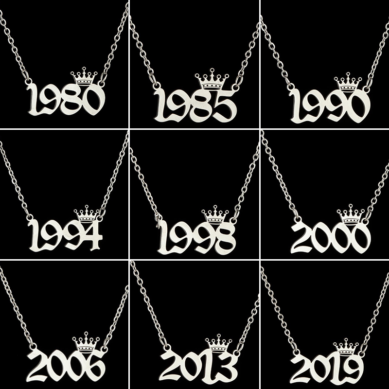 Colliers couronne en acier ino - Women'S Fashion Year 2000 avis et prix