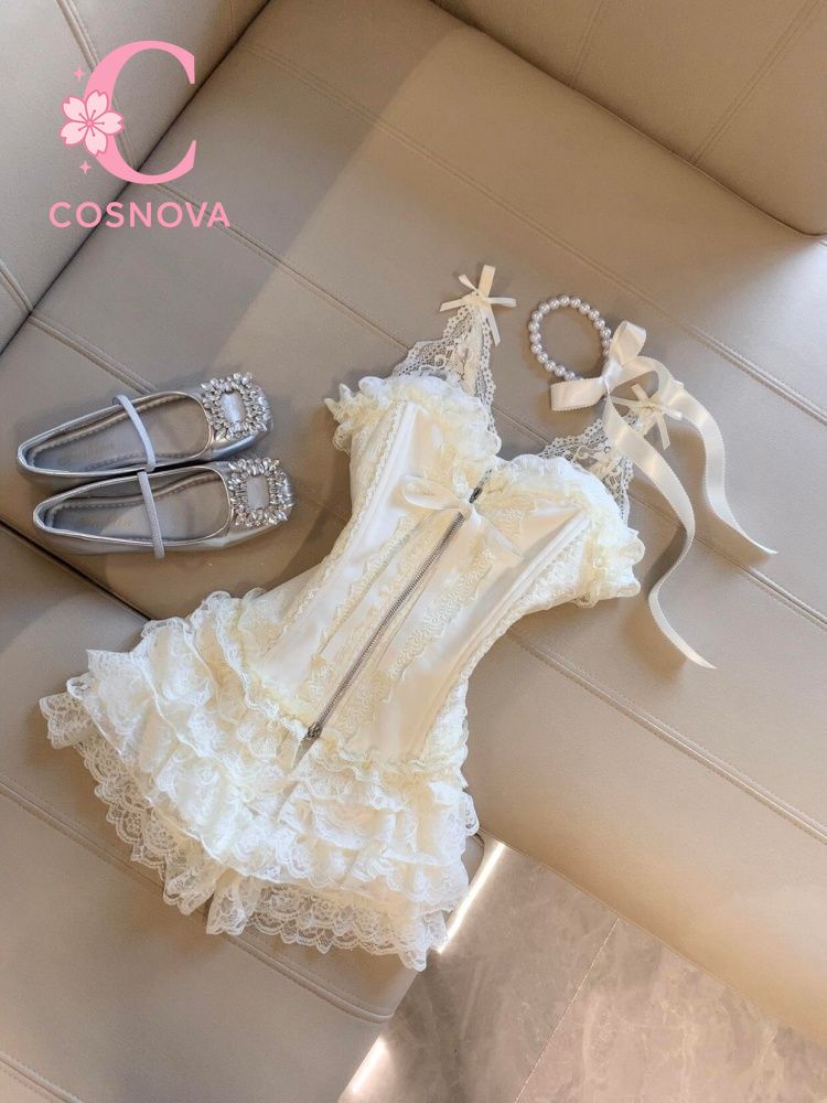 Ensemble bustier en dentelle e - V Neck Cami Top avis et prix