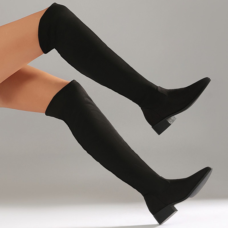 Bottes noires à talons hauts e - Women Fashion Over 40 avis et prix