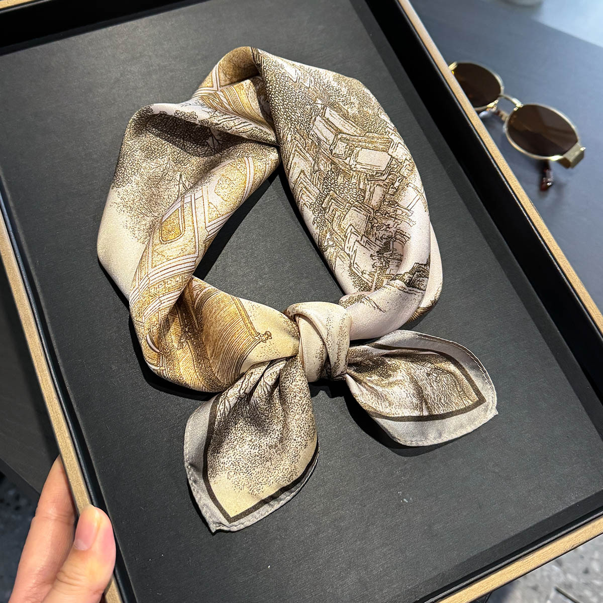 Marque 100% Foulard en soie na - Women'S Fashion Poncho avis et prix