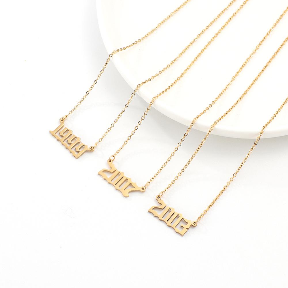 Collier en acier inoxydable po - Women'S Fashion Year 2000 avis et prix