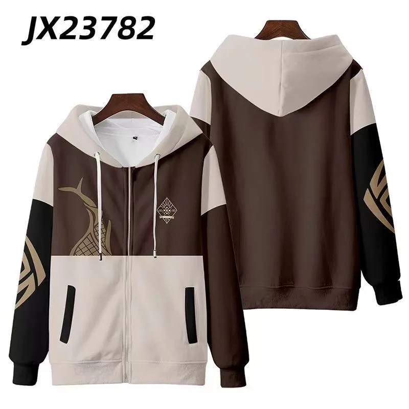 Genshin Impact Zhongmovies 3D  - Women'S Fashion Zip Hoodie avis et prix