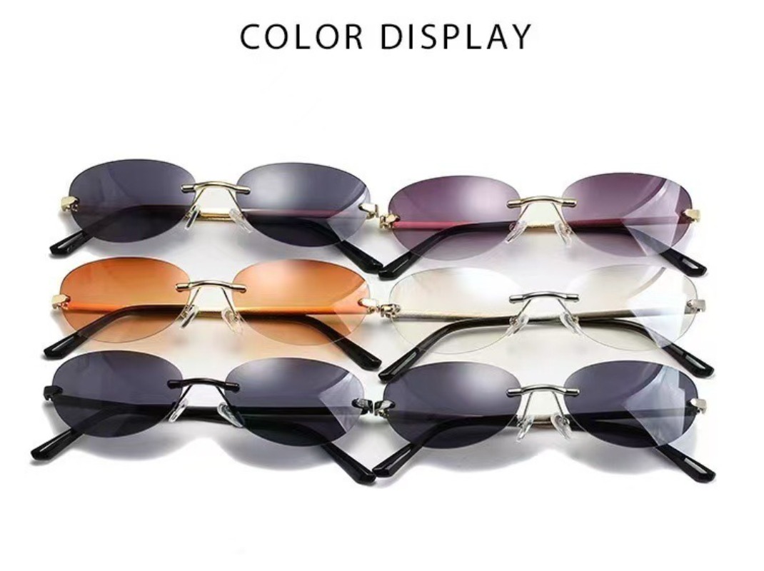 Lunettes de soleil ovales sans - Women'S Fashion Eyeglass Frames avis et prix