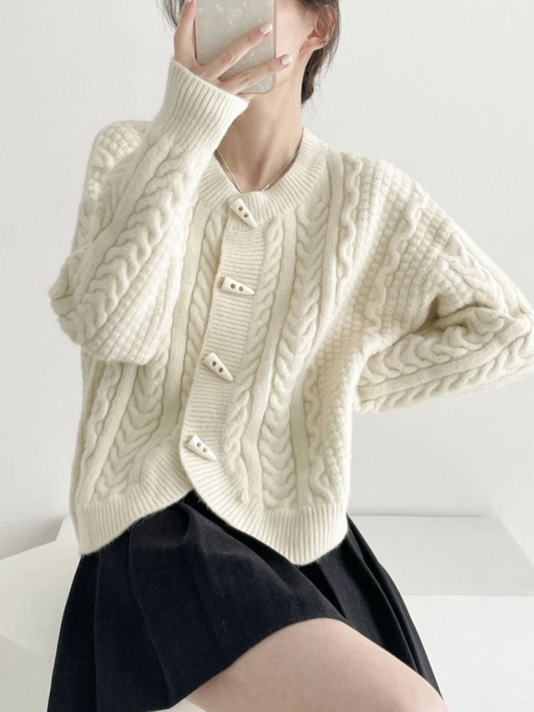 Corne bouton mode à manches lo - Women'S Fashion Gilet avis et prix