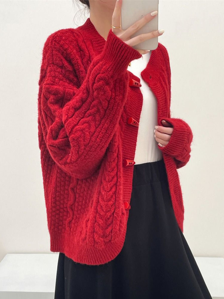 Corne bouton mode à manches lo - Women'S Fashion Gilet avis et prix