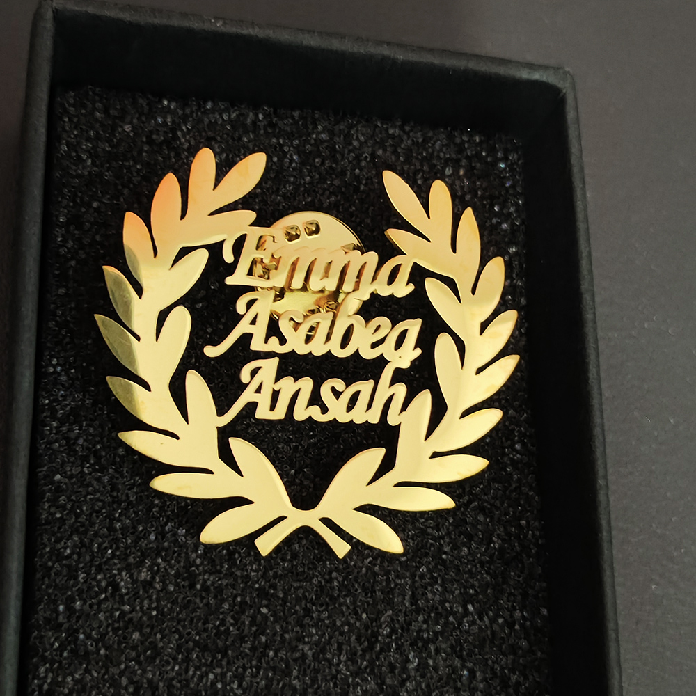 Broche personnalisée en acier  - Women Fashion Fun avis et prix
