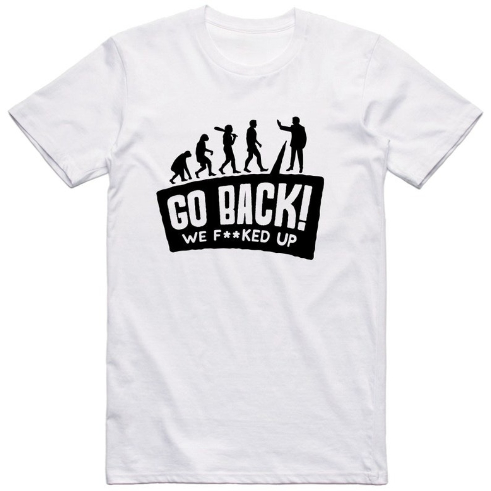 Hommes T-shirt drôle Evolution - Women Fashion Evolution avis et prix