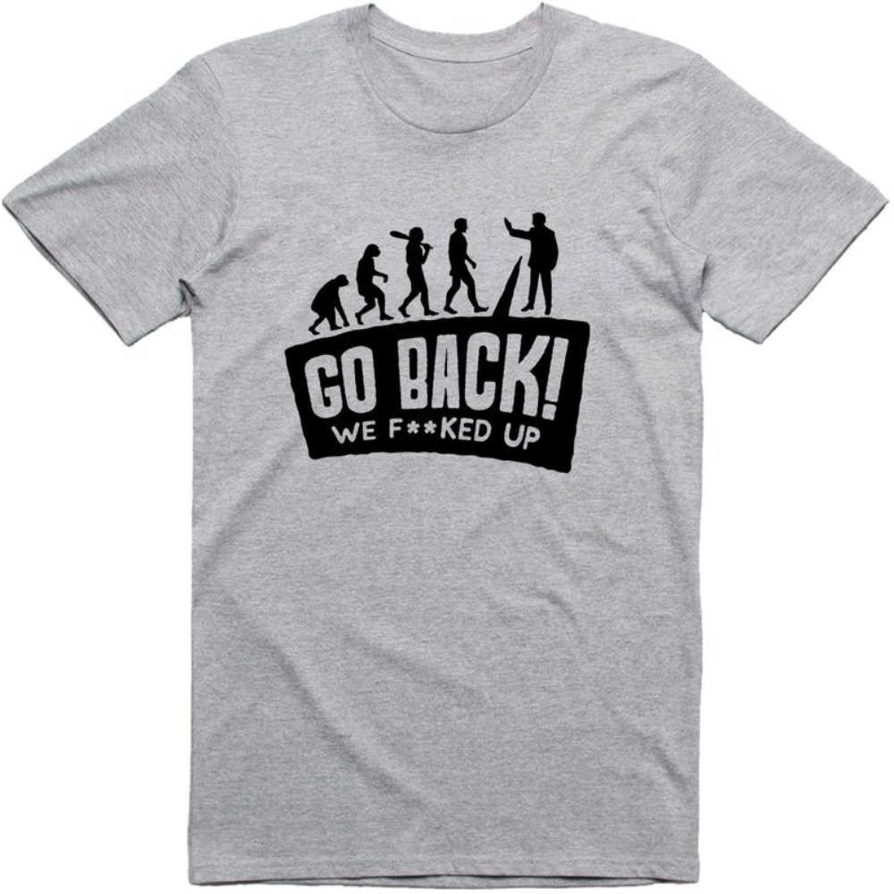 Hommes T-shirt drôle Evolution - Women Fashion Evolution avis et prix