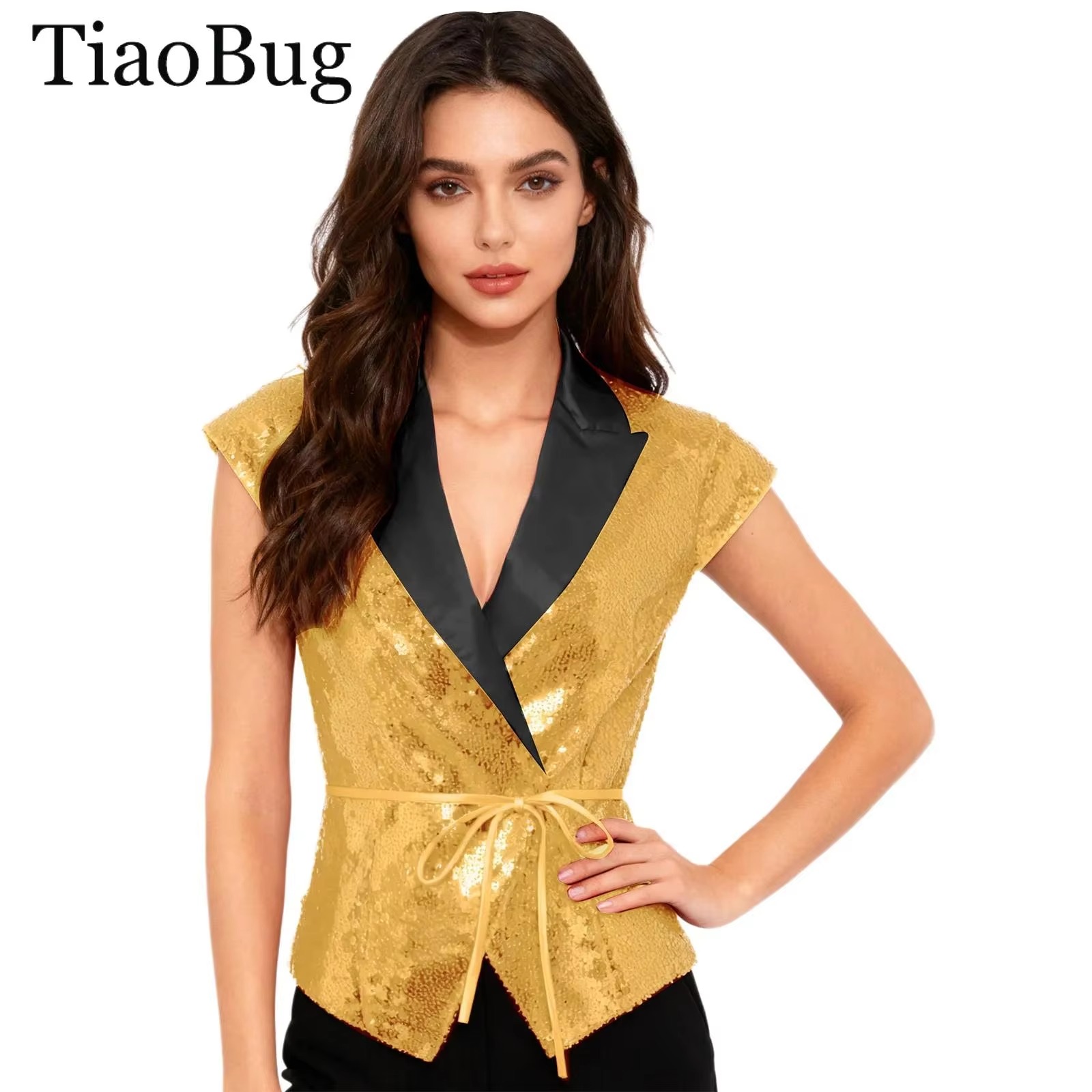 Gilet à paillettes pour femmes - Women'S Fashion Labels avis et prix