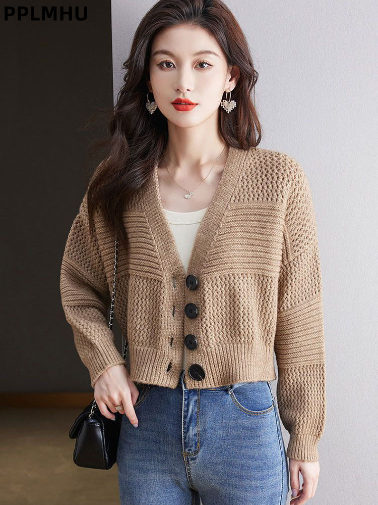 Cardigan tricoté court décontr - Women'S Fashion Gilet avis et prix