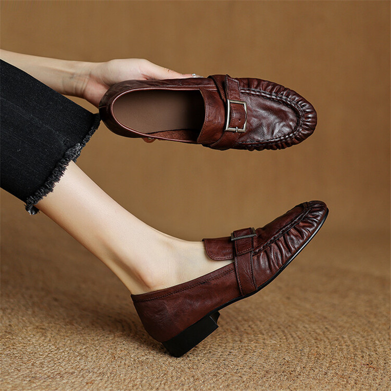 Escarpins en cuir véritable po - Women'S Fashion Footwear avis et prix