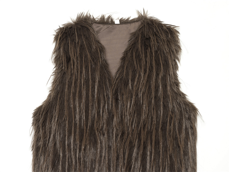 Gilet court en fausse fourrure - Women'S Fashion Gilet avis et prix
