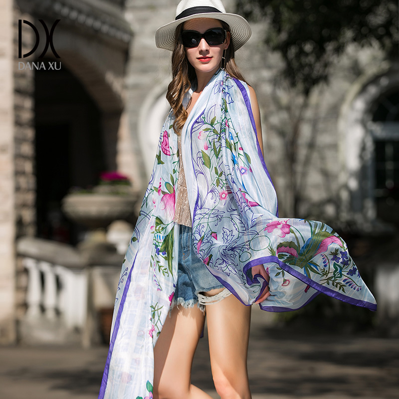 DANA XU Foulards en soie 100%  - Women'S Fashion Poncho avis et prix