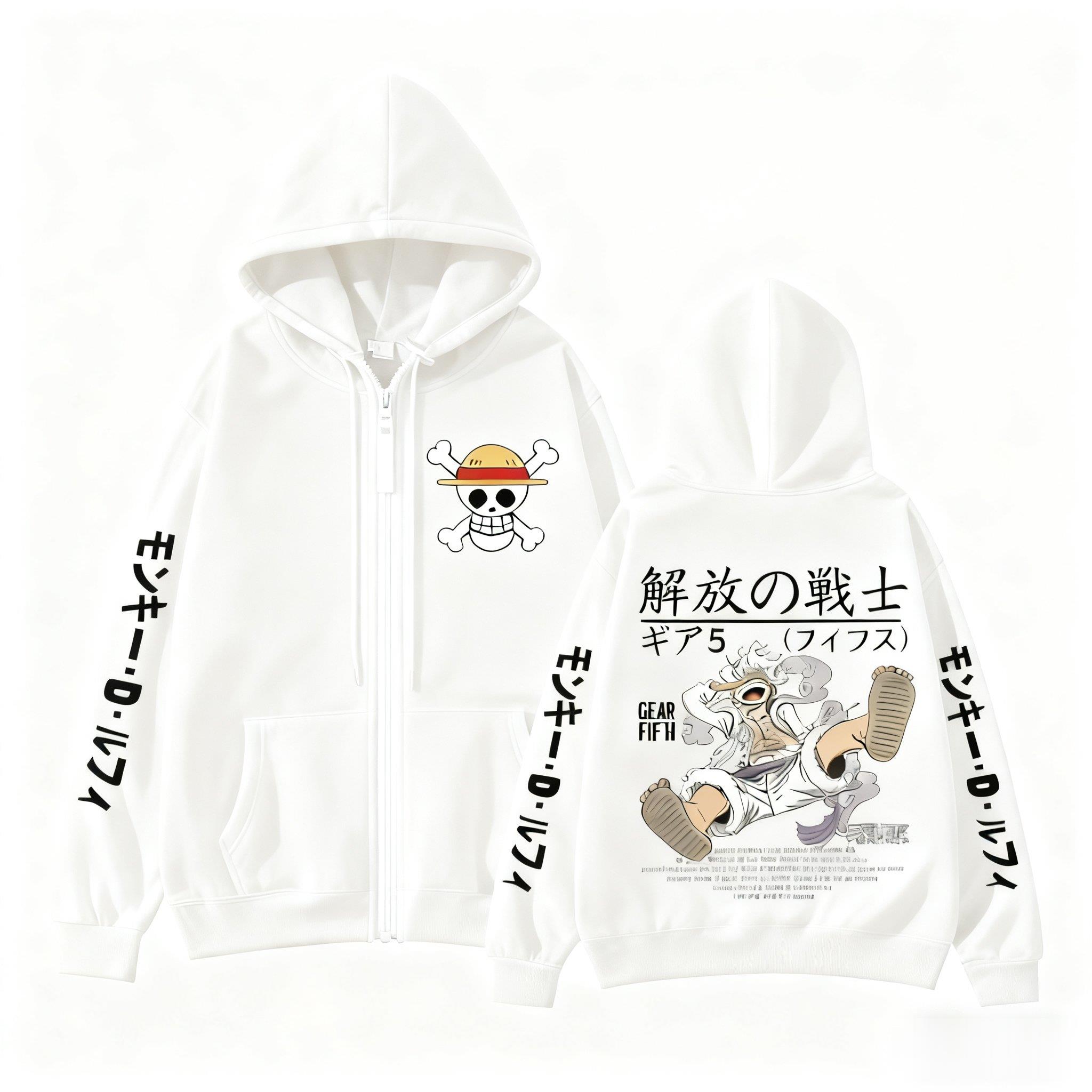 Monkey D Luffy Gear 5 une pièc - Women'S Fashion Zip Hoodie avis et prix