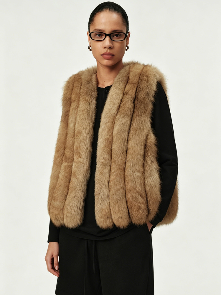 TOKO Gilet en fausse fourrure  - Women'S Fashion Gilet avis et prix