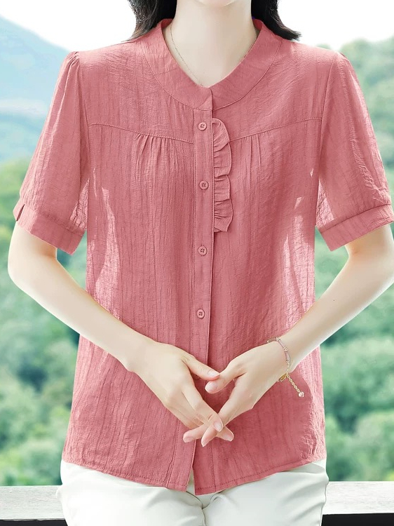 Chemise à manches courtes en c - Women Fashion Over 40 avis et prix