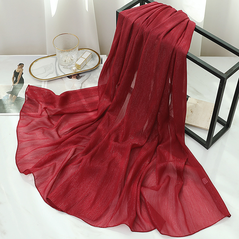 Écharpe fine en soie pour femm - Women'S Fashion Poncho avis et prix