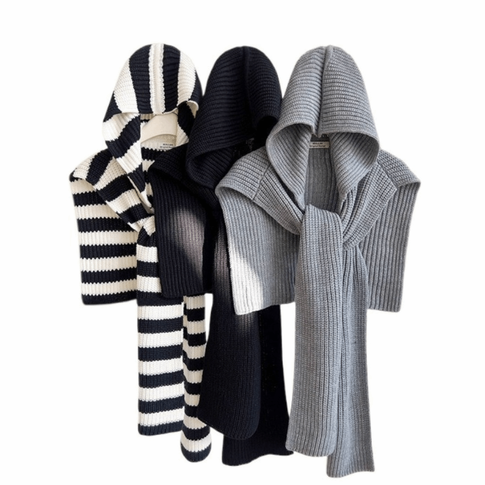 Écharpe surdimensionnée en tri - Women'S Fashion Poncho avis et prix