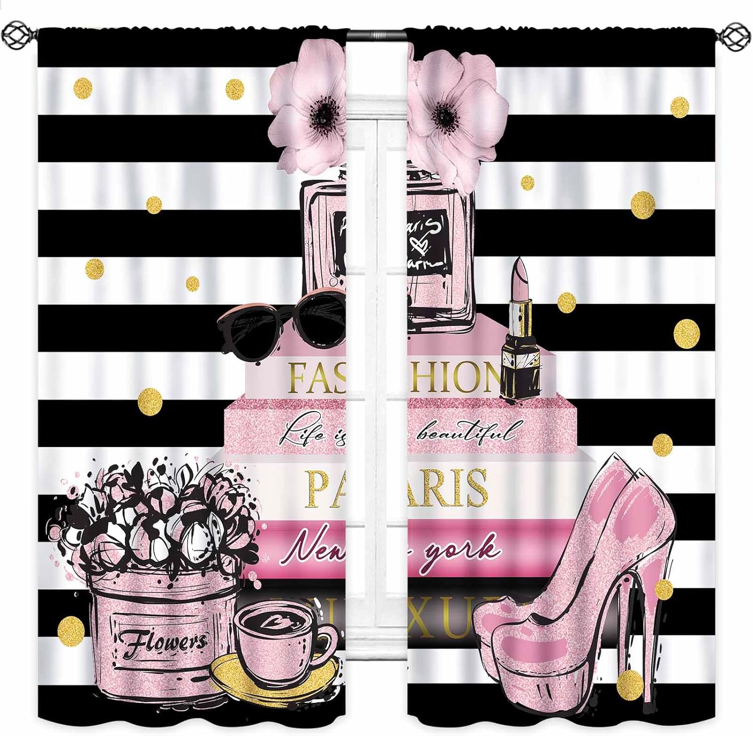 Rideau Rose Tendance pour Cham - Women'S Fashion Magazine avis et prix