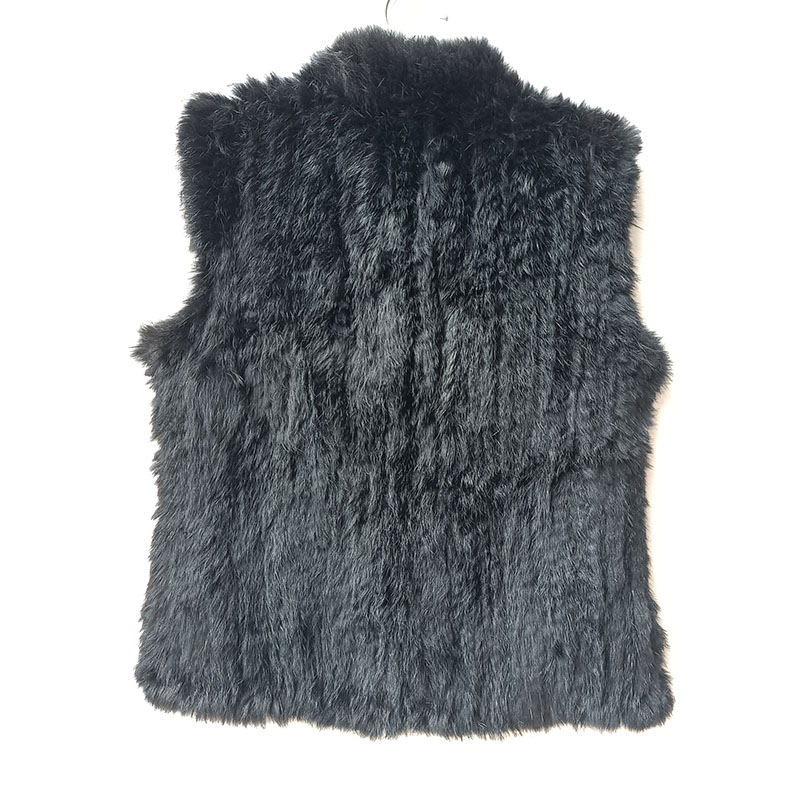 Gilet en fourrure de lapin vér - Women'S Fashion Gilet avis et prix
