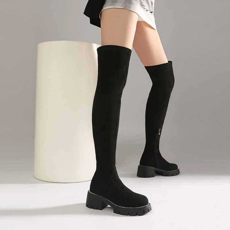 Bottes longues en cuir véritab - Women Fashion Over 40 avis et prix