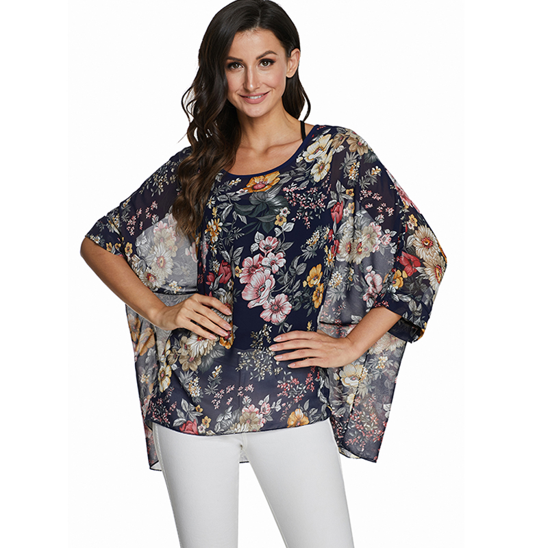 BHflutter-Chemisier en moussel - Wrap Blouse Chiffon avis et prix