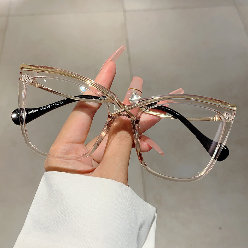 KAMMPT surdimensionné lunettes - Women'S Fashion Glasses Non Prescription avis et prix