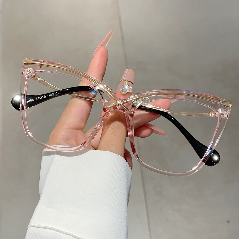 KAMMPT surdimensionné lunettes - Women'S Fashion Glasses Non Prescription avis et prix