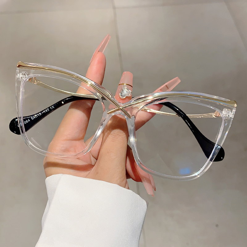 KAMMPT surdimensionné lunettes - Women'S Fashion Glasses Non Prescription avis et prix