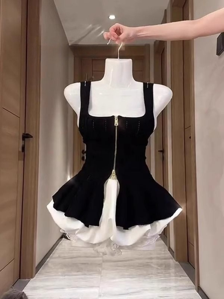 Ensemble deux pièces gothique  - V Neck Cami Top avis et prix