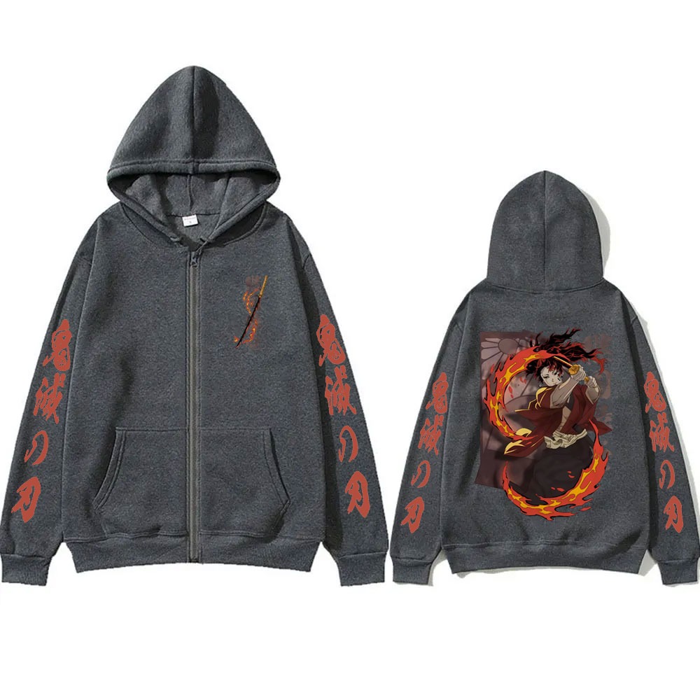Nouveau Demon Slayer Tsugikuni - Women'S Fashion Zip Hoodie avis et prix